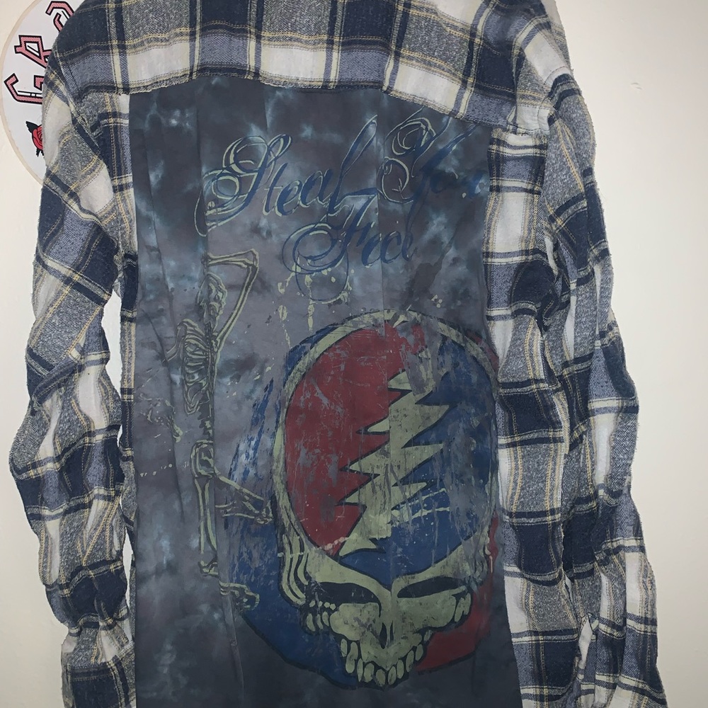 Trendy and Tipsy Vintage Grateful Dead Flannel
